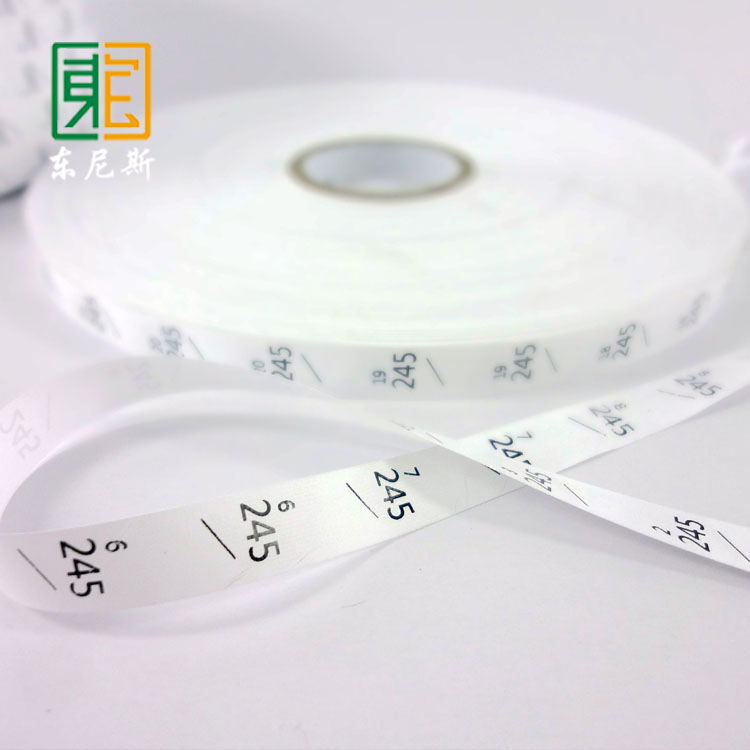 Printing of washing label flow code