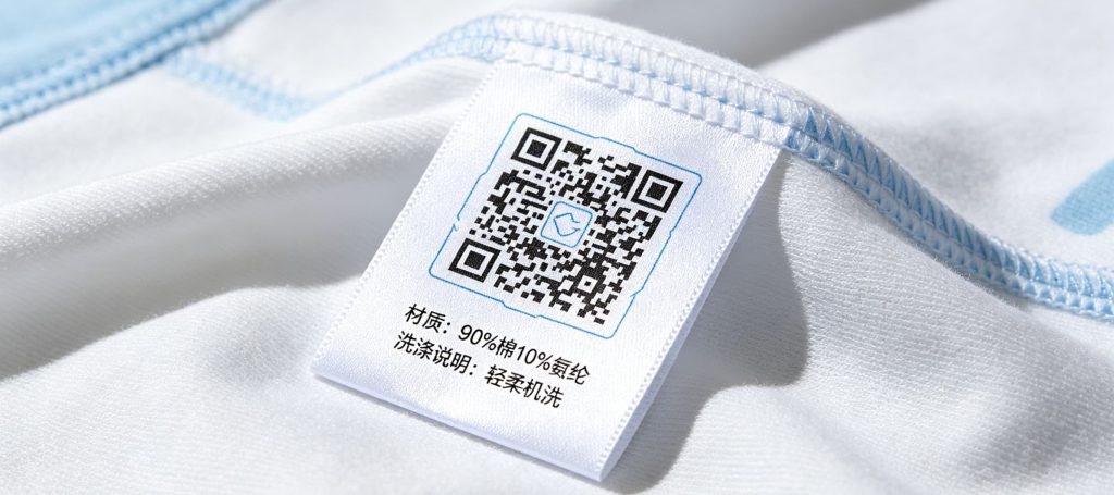 二维码洗水标 服装水洗唛打印