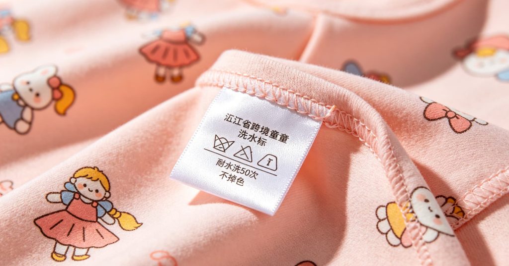 洗水标 (18) 江门蓬江创业品牌服装主标织唛细节展示