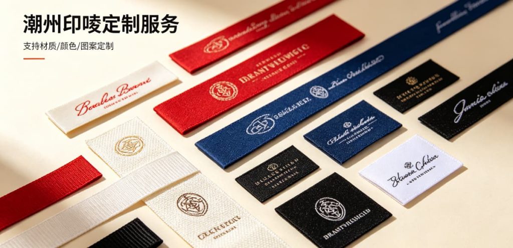 潮州服装标签源头厂织唛印唛全套产品展示